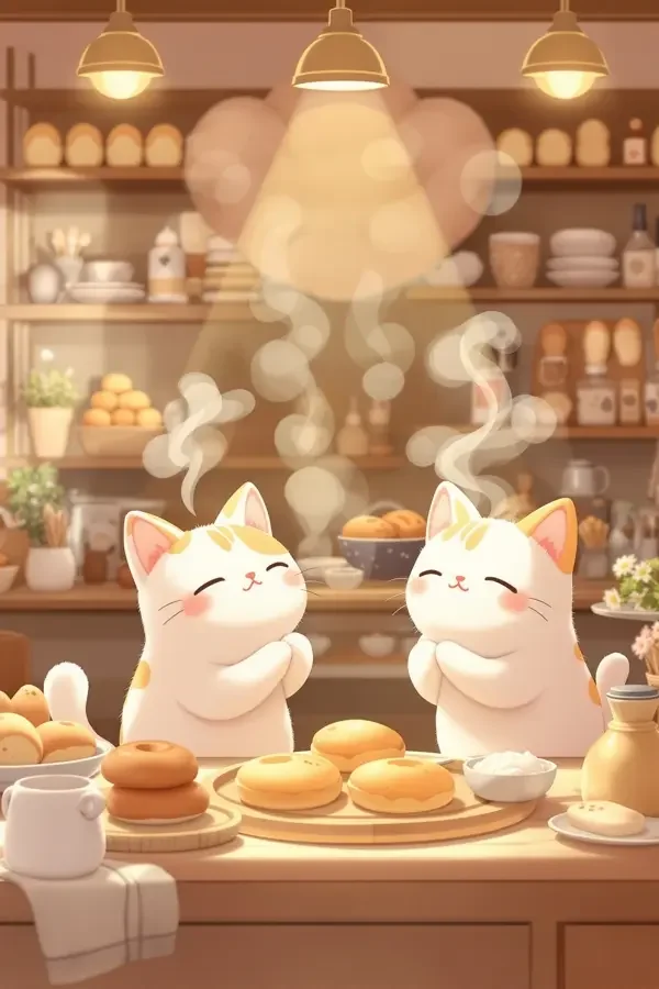猫咪面包屋 - 星辰影视香气治愈动漫封面